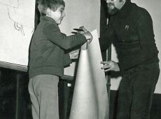 3973. IX Festiwal Filmow o Bolku i Lolku (Zakladowy Dom Kultury w Gostyniu, 1980 r.)-spotkanie z Wieslawem Zieba, rezyserem i animatorem  ze Studia Filmow Rysunkowych w Bielsku-Bialej