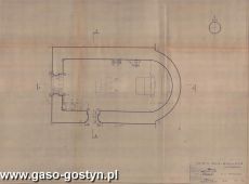 3979. Rzut przyziemia kosciola sw. Idziego w Krobi