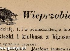 400.Ogloszenie z prasy gostynskiej - 1931r.