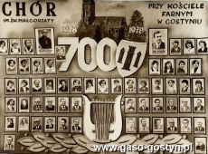 401. Chor im. sw. Malgorzaty przy kosciele farnym w Gostyniu (1978 r.)