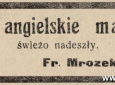 401.Ogloszenie z prasy gostynskiej - 1931r.