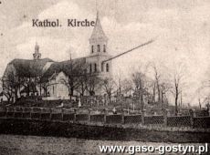 4014.Kosciol w Strzelcach Wielkich na przelomie XIX i XX wieku