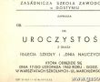 4058.Zaproszenie na uroczystosc 10-lecia Zasadniczej Szkoly Zawodowej w Gostyniu (17 listopada 1962 r.)