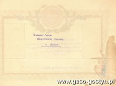 409.Telegram-jubileusz 25-lecia slubu (Gostyn, 1931 r.)