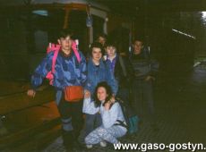 4158.Uczniowie Zespolu Szkol Zawodowych w Gostyniu na Miedzynarodowym Rajdzie Przyjazni Beskid Sadecki-Magura Spiska-Tatry (19-22 maja 1994 r.)