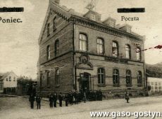 4243.Poczta w Poniecu (ok.1918 r.)