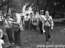 4286.Rejonowe eliminacje konkursu druzyn sanitarnych obrony cywilnej gostynskich zakladow pracy i szkol