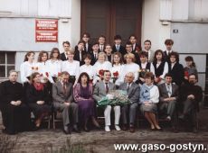 4332.Liceum Ogolnoksztalcace w Gostyniu - absolwenci z klasy IV a (1991 r.)