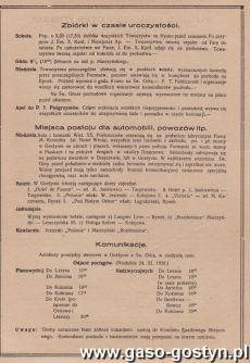 438.Jedniodniowka Gostynska z okazji IX. Zjazdu Katolickiego polaczonego z Koronacja Cudownego Obrazu Matki Boskiej Gostynskiej (1928 r.)