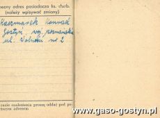 438.Ksiazeczka sluzbowa (harcerska) ks. Konrada Kaczmarka-1948 r.