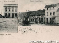 4392.Pocztowka z Krobi (poczatek XX wieku)