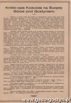 440.Jedniodniowka Gostynska z okazji IX. Zjazdu Katolickiego polaczonego z Koronacja Cudownego Obrazu Matki Boskiej Gostynskiej (1928 r.)
