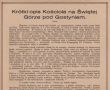 440.Jedniodniowka Gostynska z okazji IX. Zjazdu Katolickiego polaczonego z Koronacja Cudownego Obrazu Matki Boskiej Gostynskiej (1928 r.)