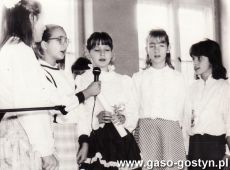 4431.Dzien Nauczyciela w Szkole Podstawowej nr 1 w Gostyniu (14 pazdziernika 1988 r.)
