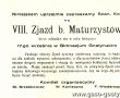 4453.Zaproszenie na VIII zjazd maturzystow Gimnazjum w Gostyniu (17 wrzesnia 1936 r.)