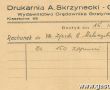 4462.Rachunek za 150 zaproszen wydanych w drukarni Skrzyneckiego w Gostyniu z okazji VIII zajzdu maturzystow Gimnazjum (1936 r.)