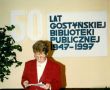 4613.Uroczystosc 50-lecia  Biblioteki Publicznej Miasta i Gminy w Gostyniu (4 grudnia 1997 r.)