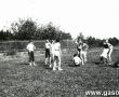 472.Oboz sportowy siatkarek gostynskiej Kani w Karpaczu (1987 r.)
