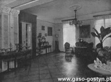 4738.Salon w palacu w Dusinie (ok. 1930 r.)