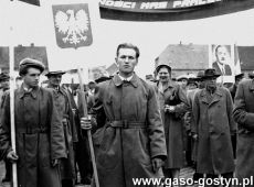 4785. Manisfestacja pierwszomajowa w Gostyniu (1954 r.)