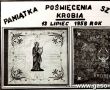 4823.Pamiatka poswiecenia sztandaru Towarzystwa Spiewu Harmonia w Krobi (13 lipca 1958 r.)