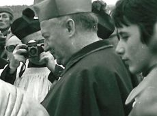 488. Powitanie arcybiskupa Jerzego Stroby na Swietej Gorze w Gostyniu (19 listopada 1978 r.)