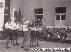 491.Inauguracja roku szkolnego w Szkole Podstawowej nr 2 w Gostyniu-1956r