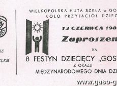 5071. VII Festyn Dzieciecy z okazji Miedzynarodowego Dnia Dziecka w  Gostyniu (13 czerwca 1981 r.)