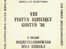 5072. VII Festyn Dzieciecy z okazji Miedzynarodowego Dnia Dziecka w  Gostyniu (13 czerwca 1981 r.)