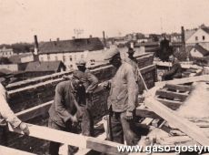 5155.Odbudowa po zniszczeniach wojennych Gimnazjum w Gostyniu (1945 r.)