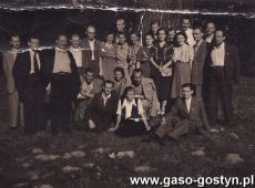 5159. Gostynski Chor Dzwon po wystepie na dozynkach w Goli (1951 r.)