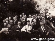 516.Grupa mezczyzn - Gostyn, 1928 r.