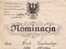 521.Nominacja palacza lokomotywy w Gostyniu na kierownika lokomotywy Polskich Kolei Panstwowych-1922 r.