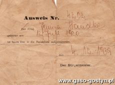 522.Ausweis z 1939 r.