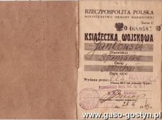 538.Ksiazeczka wojskowa (1949 r.)