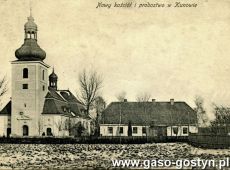 5403.Kosciol i probostwo w Kunowie (okres miedzywojenny)