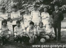 5455.Reprezentacja w pilce noznej Szkoly Podstawowej w Szelejewie (1977 r.) - I miejsce w turnieju szkol gminy Piaski