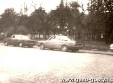 5483. Plac Karola Marcinkowskiego w Gostyniu - postoj TAXI (1985 r.)