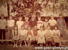 5485.Uczniowie Szkoly Podstawowej w Kunowie w roku szkolnym 1982-1983