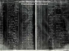 5510.Strona ksiegi nowo przyjetych wiezniow w KL Dachau z uwzglednieniem numerow wiezniarskich