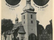 5526.Kosciol w Kunowie i proboszczowie - ks. Antoni Jezierski i ks. Julian Gorecki