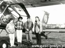 5547. Centralna Szkola Szybowcowa w Lesznie - wycieczka uczniow ze Szkoly Podstawowej w Szelejewie (1986 r.)