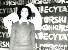 5581.Eliminacje powiatowe XX Ogolnopolskiego Konkursu Recytatorskiego w Gostyniu (Powiatowy Dom Kultury, 10 marca 1974 r.)