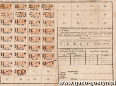 563.Karta kwitowa ubezpieczenia obowiazkowego (1923 r.)