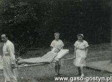 5636.W czasie rozbudowy i remontu Szpitala Powiatowego w Gostyniu czesc pacjentow przenisiono do Szpitala Przeciwgruzliczego w Marysinie (Marysin, polowa lat 60. XX wieku)