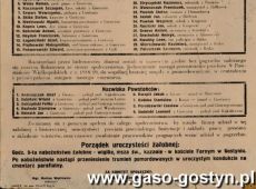 5716. Odezwa do mieszkancow o wziecie udzialu w uroczystym pogrzebie 30 mieszkancow Gostynia i okolicy rozstrzelanych przez hitlerowcow w 1939 roku (11 kwietnia 1957 r.)