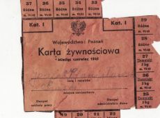 575.Kartka zywnosciowa (czerwiec 1945 r.)