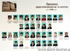 5758.Absolwenci Szkoly Podstawowej nr 1 w Gostyniu (1996 r.)