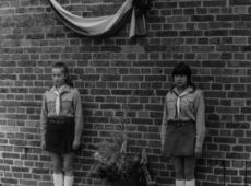 5763.Uroczyste nadanie Szkole Podstawowej w Bodzewie im. Powstancow Wielkopolskich i odsloniecie tablicy pamiatkowej (1 maja 1969 r.)