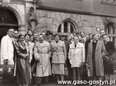 5773.Seminarium wyjazdowe bibliotekarzy powiatu gostynskiego trasa Kopernika (1953 r.)